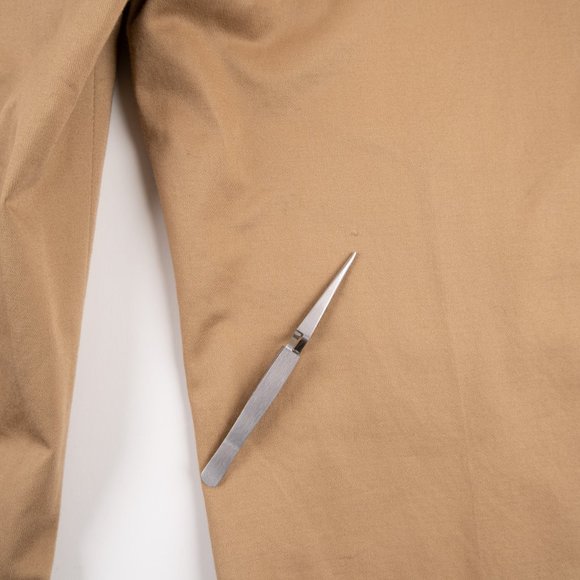 EXPRESS Design Studio Correspondent tan khaki crop pants size 0 - Picture 8 of 9